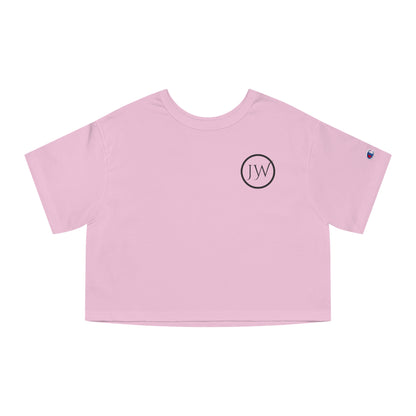Just Wonder Stay Curious Cropped Tee — Women's Motivational Graphic T-Shirt