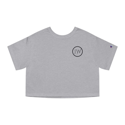 Just Wonder Stay Curious Cropped Tee — Women's Motivational Graphic T-Shirt