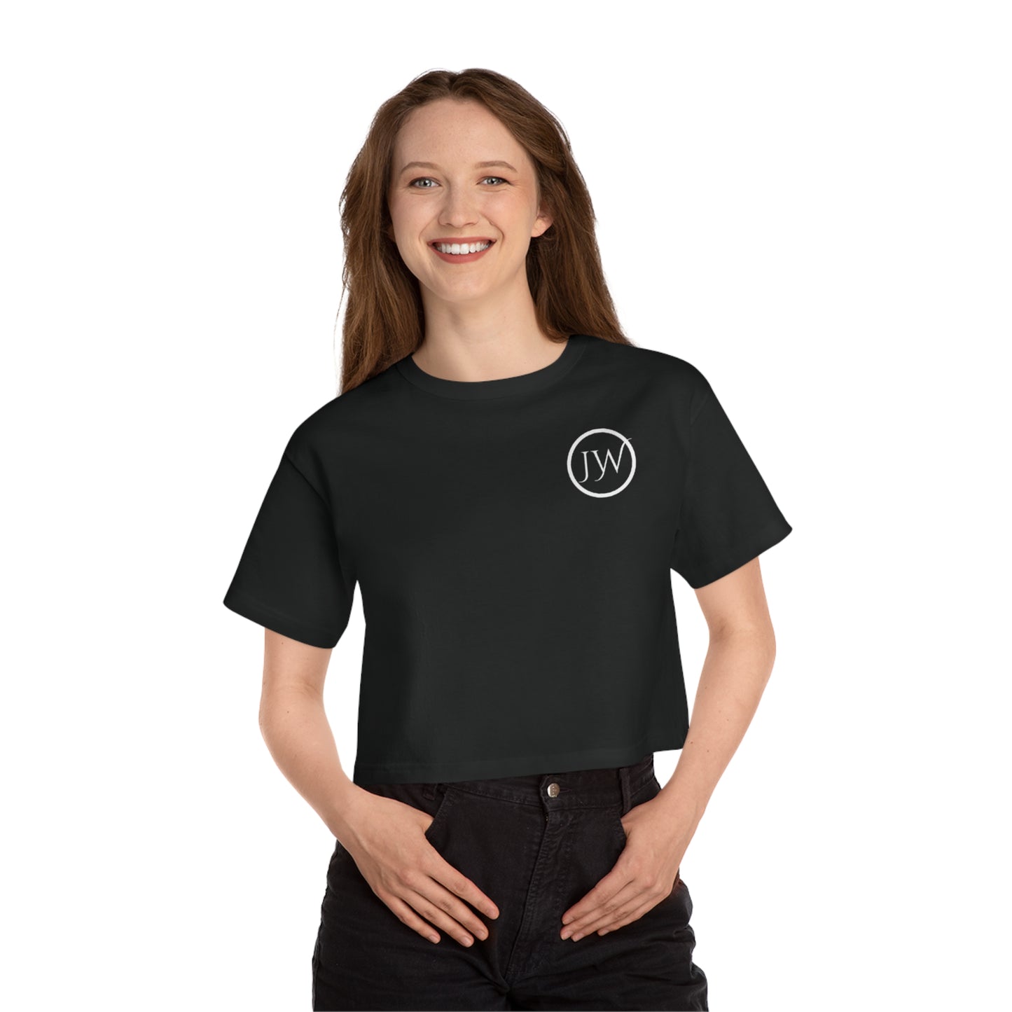 Just Wonder Stay Curious Cropped Tee — Women's Motivational Graphic T-Shirt