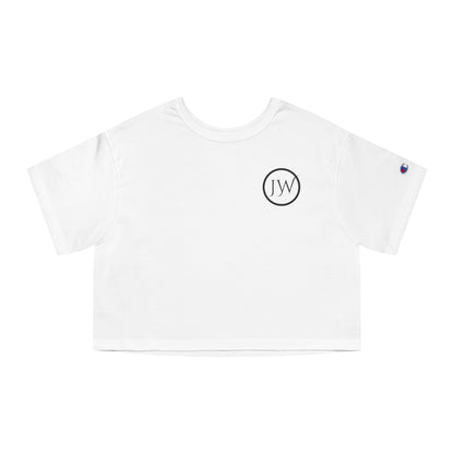 Just Wonder Stay Curious Cropped Tee — Women's Motivational Graphic T-Shirt