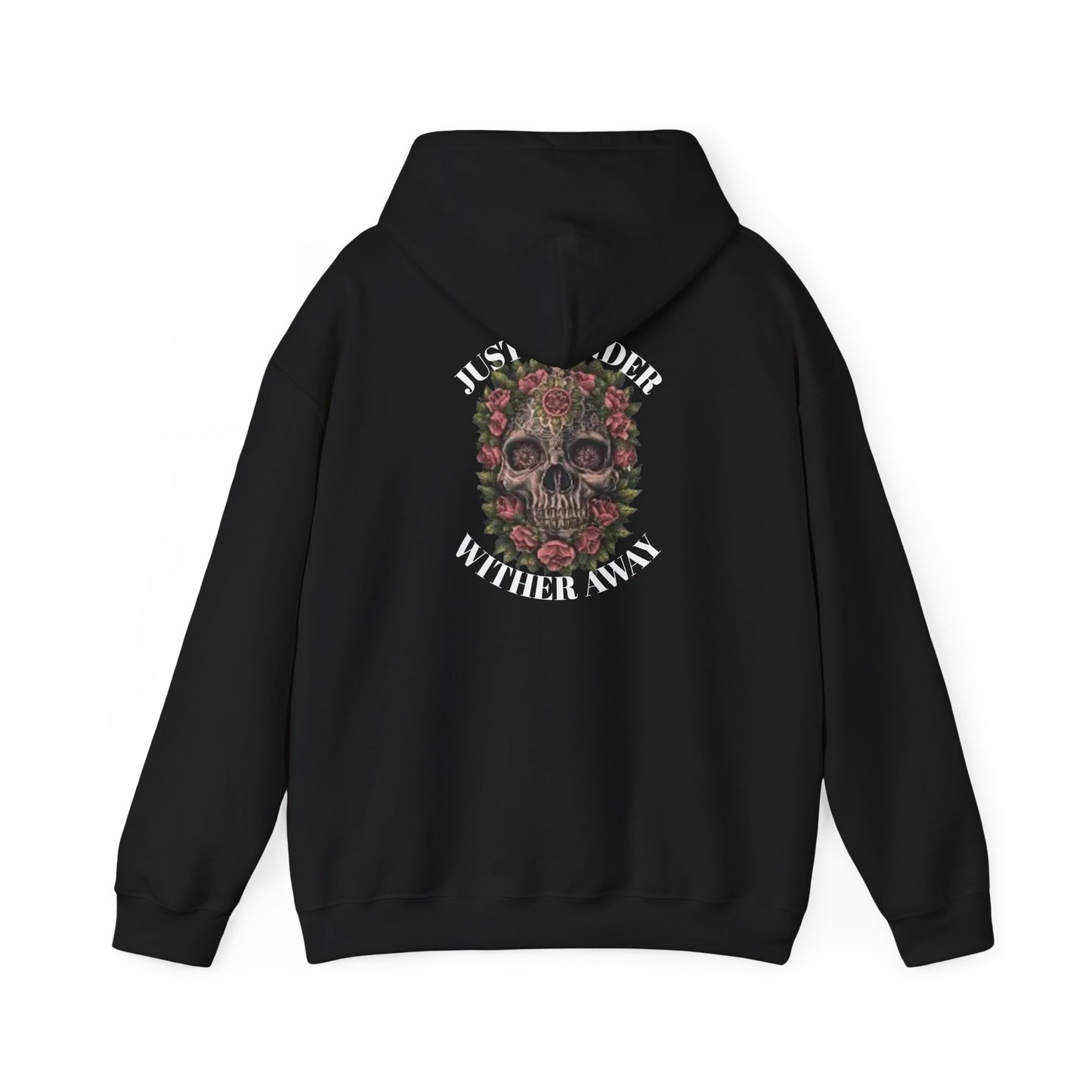 JW TOP CLOTHING SINGLE - floral skull hoodie